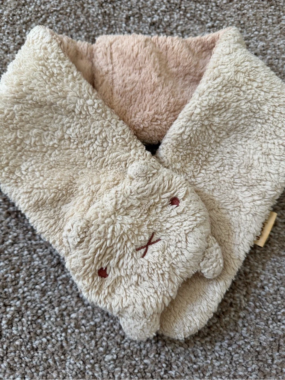 Plush Bear Neck Scarf for Kids